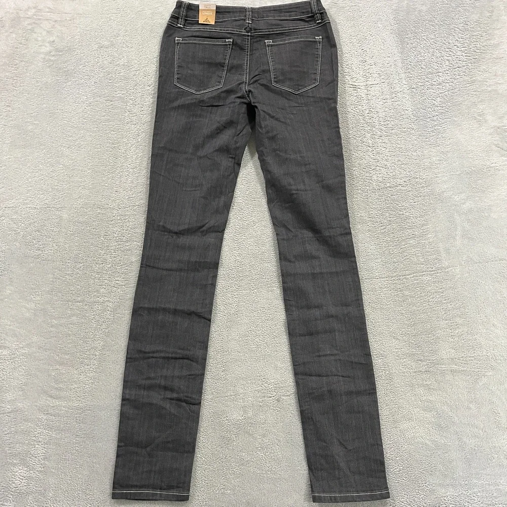 Prana Kayla Slim Skinny Leg Jeans Womens 4 Black Denim Cotton Low Rise Dark Wash